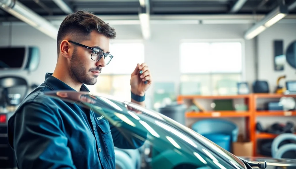 Replace auto glass expertly at crystalautoglass.pro with skilled technician in professional shop.