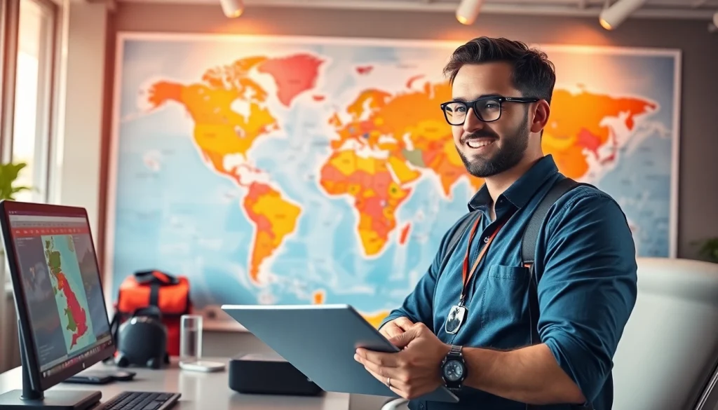 Plan your next adventure with https://wpedition.com/ showing travel itineraries and an interactive world map.