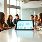 Engaging discussion about business strategies at https://antrepost.com with entrepreneurs in a modern conference setting.
