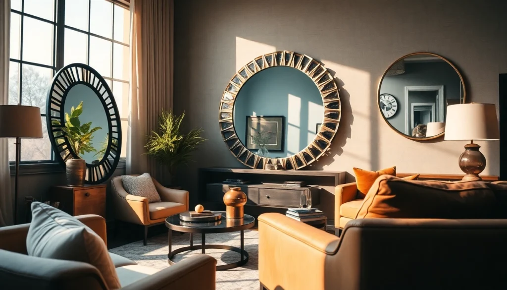 Showcasing elegant designer mirrors from https://merithome.co.uk in a sophisticated interior setting.