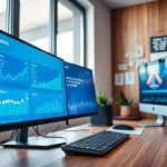 Analyze digital strategies and website metrics at https://www.fire85.com with a modern workspace