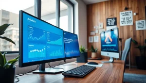 Analyze digital strategies and website metrics at https://www.fire85.com with a modern workspace