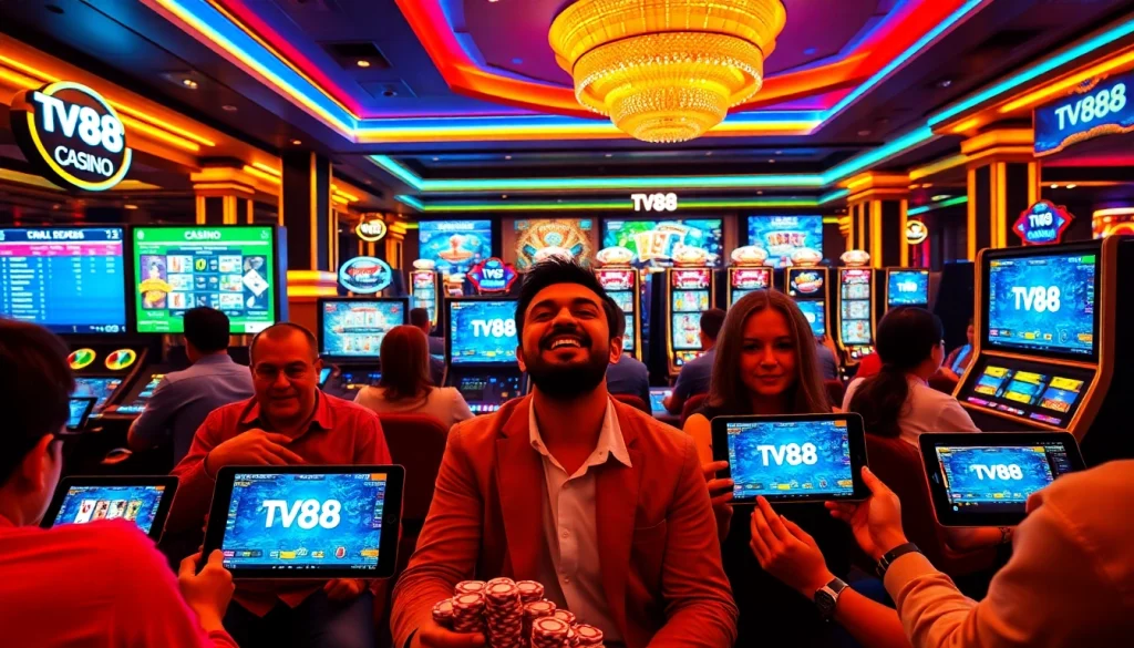 Exciting online gaming experience featuring TV88 at https://whycazino.com with diverse players and vibrant games.