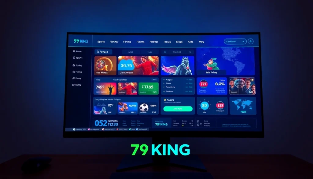 79KING online betting platform UI showcasing secure login and registration with high odds and vibrant betting tiles