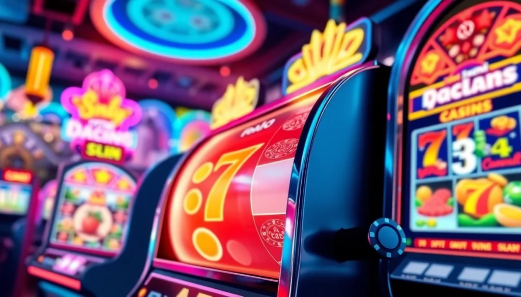 Engaging online gaming experience at https://mega888tm.club featuring vibrant slot machines.