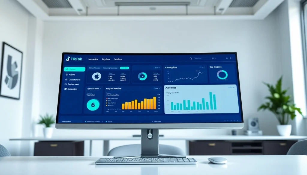 Engage effectively with TikTok SMM panel showcasing analytics and user metrics.