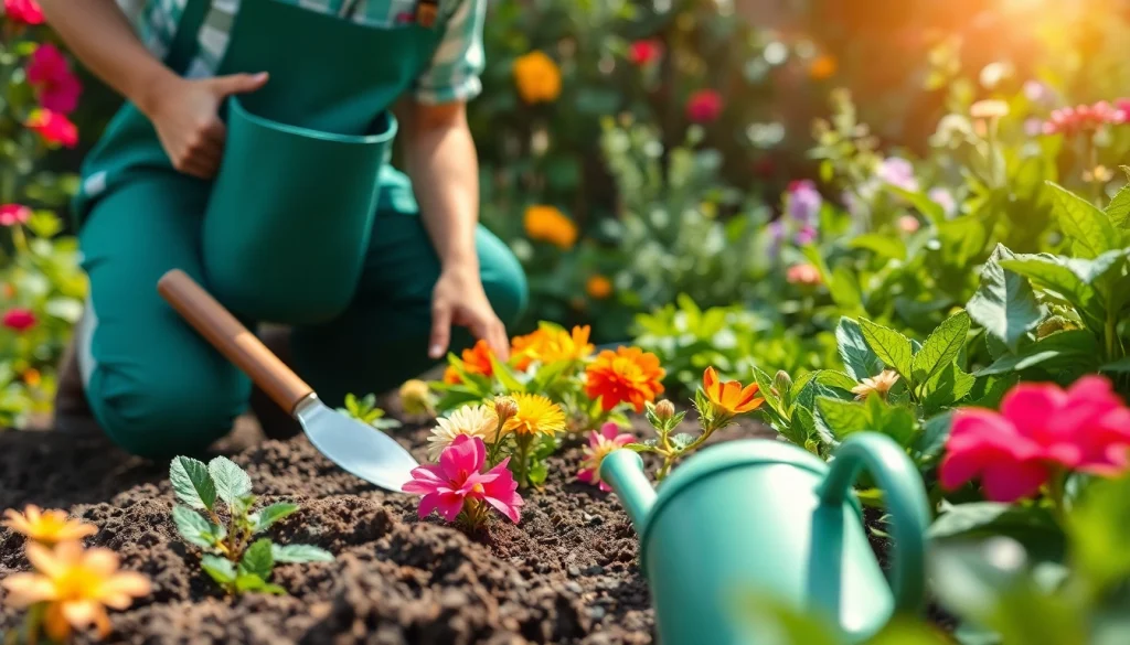 Beheer van bloemen en planten met https://detuinassistent.nl in een weelderige tuin