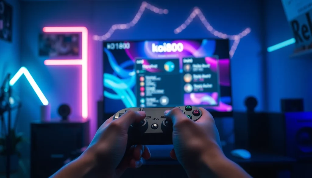 Jelajahi permainan seru di koi800 dengan antarmuka modern yang menarik perhatian.