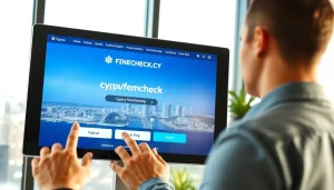 Access traffic fines from https://finecheck.cy in a modern office environment.