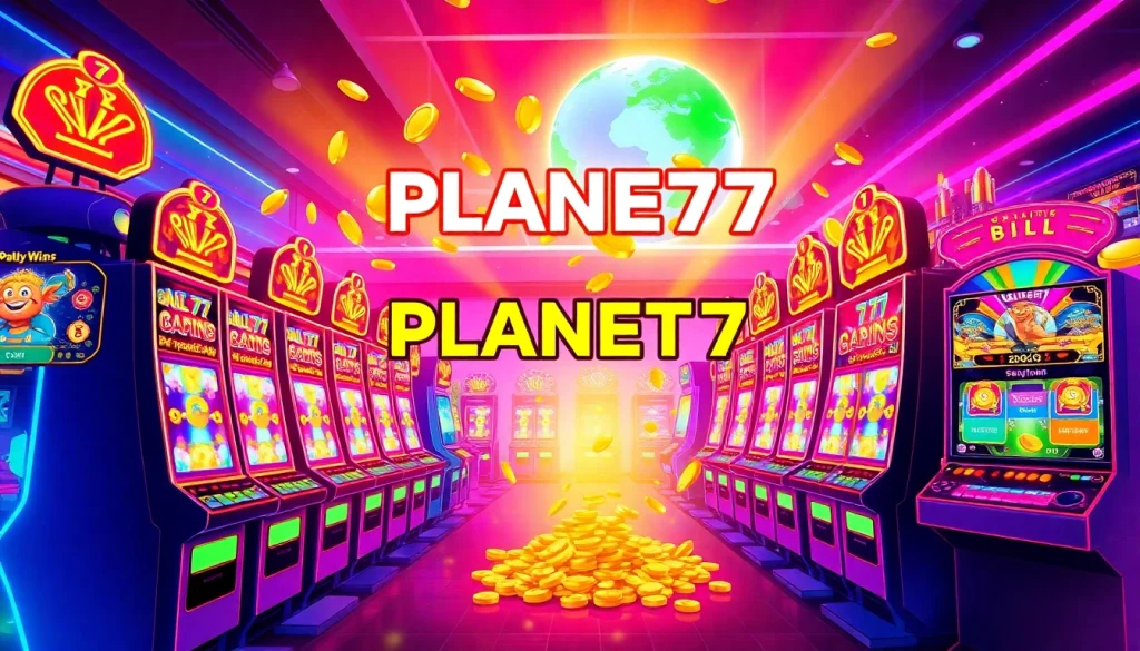 Nikmati keseruan PLANET77 game dengan antarmuka bermain yang menarik dan mesin slot penuh warna.