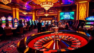 Rasakan sensasi bermain judi dengan Obral Toto di lantai permainan kasino mewah.