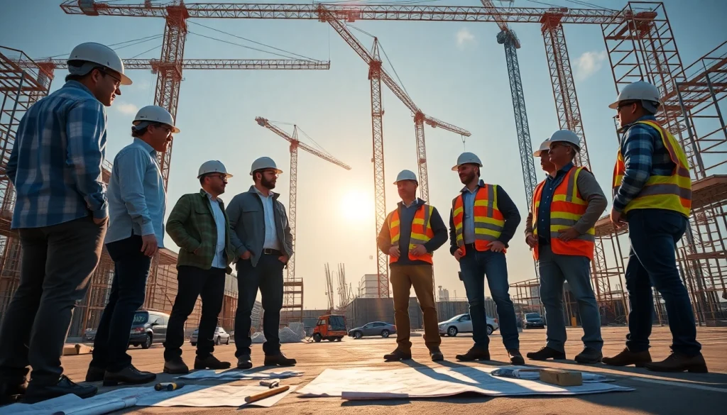 Engage with the construction association north carolina highlighted by diverse professionals in teamwork.