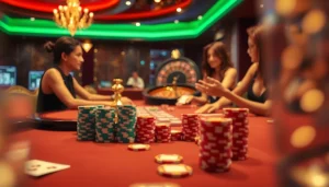 Players enjoying a thrilling poker game at 79king.com, showcasing high-stakes action.