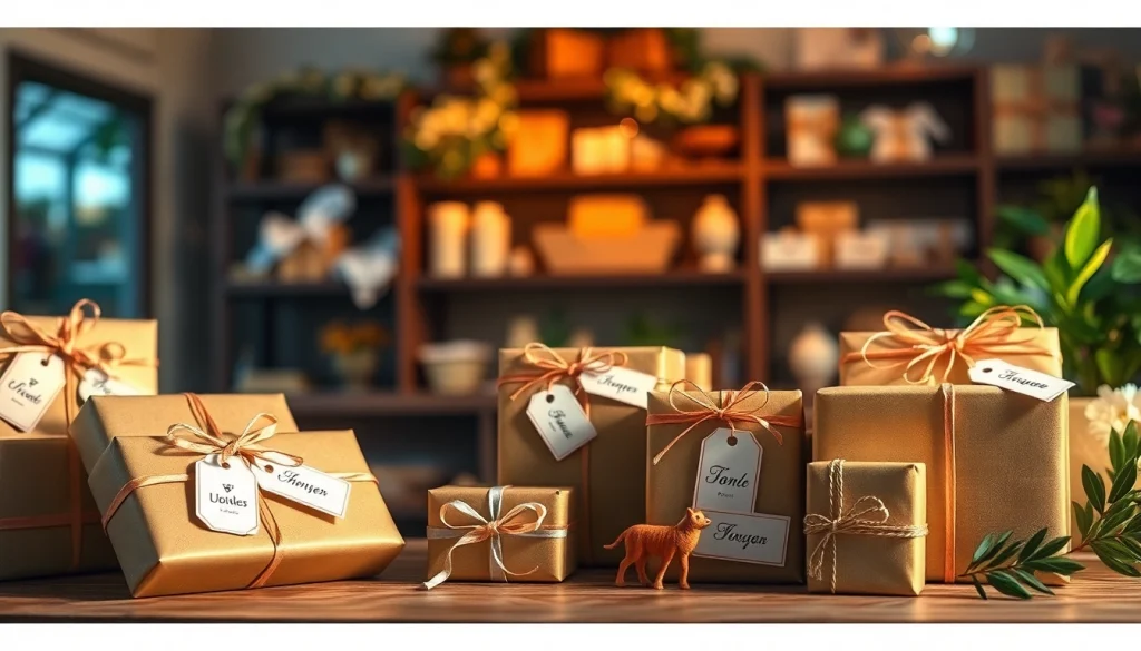 Personalized gifts displayed in a cozy setting featuring unique designs from https://trevia.com