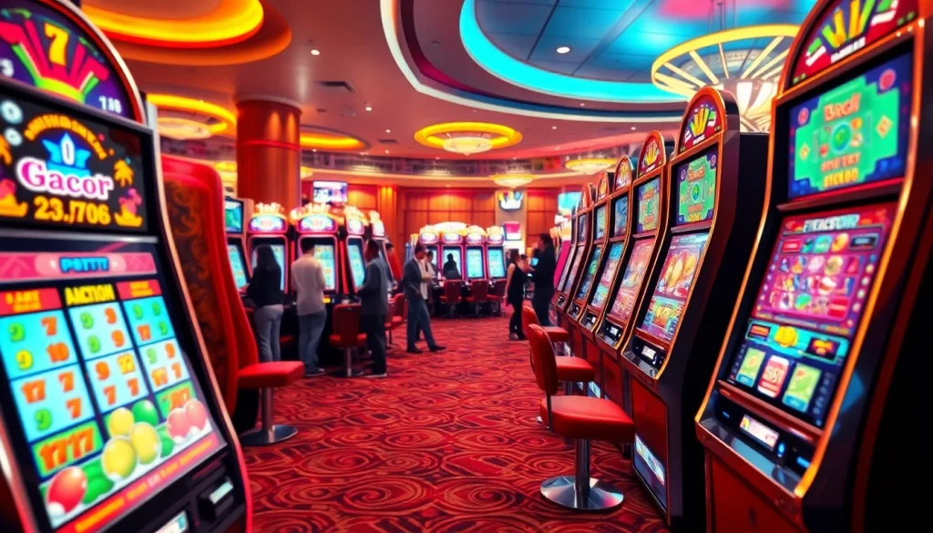 Menangkan slot gacor dengan meriah di kasino bersama ramainya pemain.