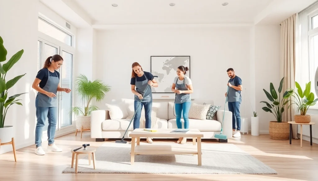 Enhancing your home with a professional cleaning service to ensure a spotless environment.