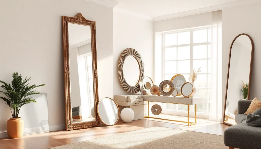 Discover stunning handcrafted mirrors at https://merithome.co.uk, displayed in a modern home setting.