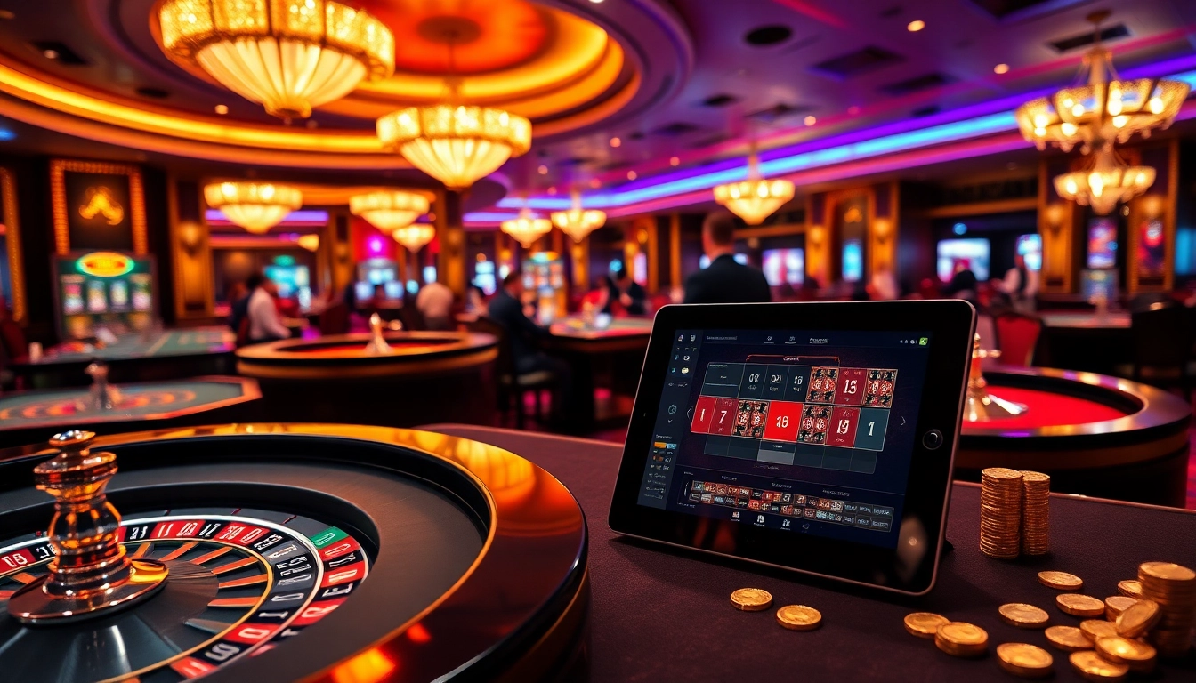 Experience the thrill of gaming at Bugatti8, with vibrant tables and excited players.