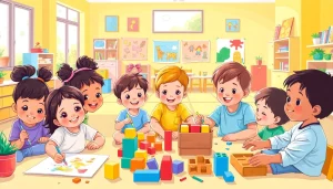 Nurturing environment at https://juniorsjunction.com where children enjoy educational playtime.