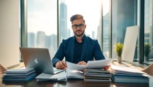 신용카드 현금화를 안전하게 진행하는 전문가의 모습