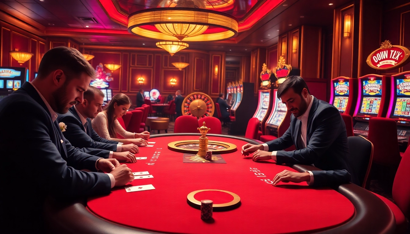 Experience thrilling gameplay at https://af88.co.uk/ with luxury casino tables and vibrant slot machines.