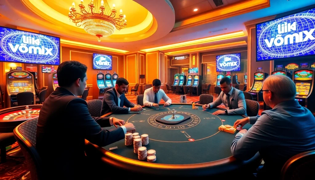 Experience the thrill of online gambling with the link vào vmax at a luxurious casino setup.