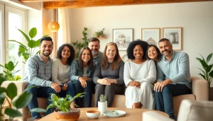 Experience a joyful family gathering at https://sicherlebensraum.de featuring sustainable decor and eco-friendly furniture.