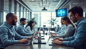 Fast and secure browsing with 快连vpn下载 in a modern office environment.