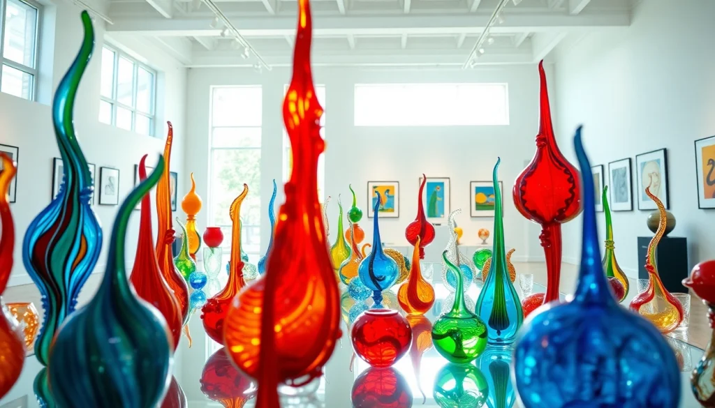 Admire the stunning glass sculptures at kostaboda-artgallery.fr, showcasing contemporary artistry.