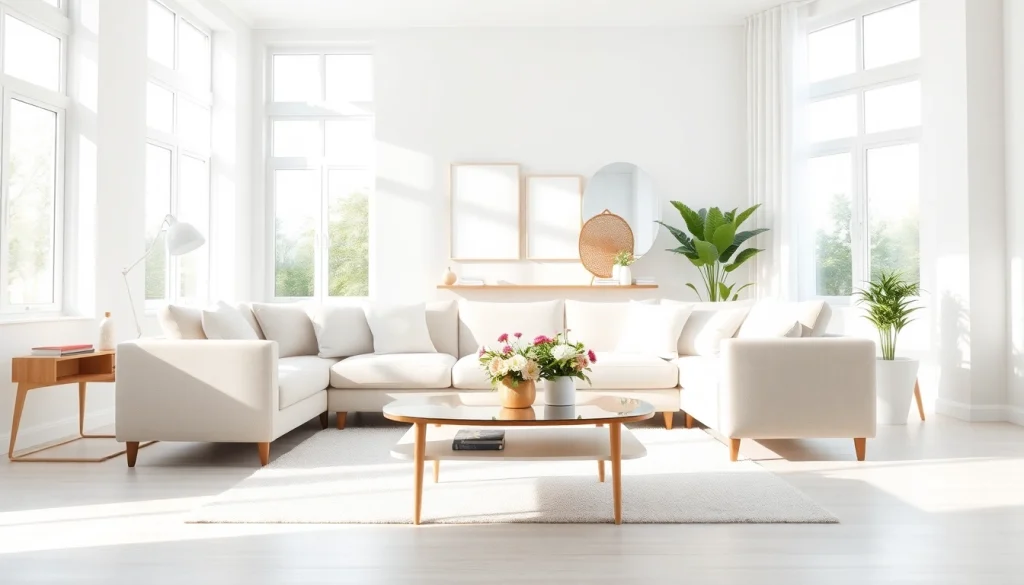 Transformative cleaning service making a bright living room shine with professionalism.