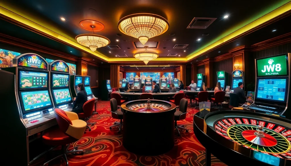 Experience thrilling entertainment with JW8 Malaysia's online casino games and professional dealers.