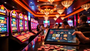 Experience the thrill of the slot server kamboja with vibrant machines and engaging gameplay action.