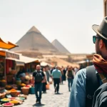 Experience local culture in Cairo, Egypt, showcasing markets near the Pyramids https://emegypt.net.