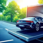 Transport a luxury car with https://luxuryautocarriers.com in a professional enclosed carrier.