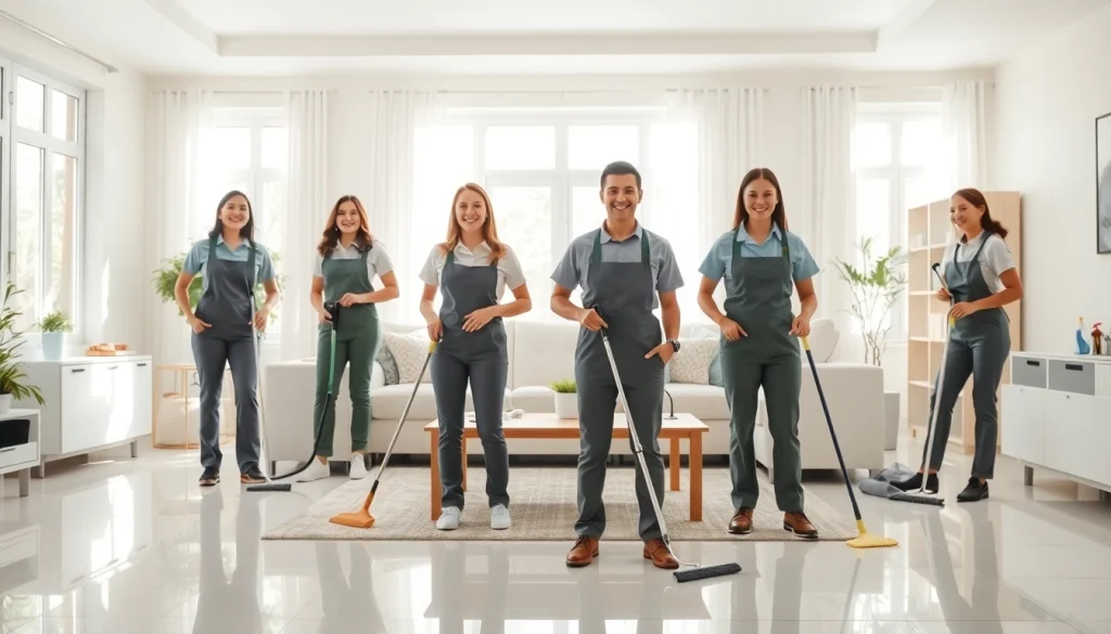 Showcasing a cleaning service professional sanitizing a home environment with a friendly demeanor.