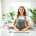Enhance your space with a professional Cleaning service transforming a bright living room.