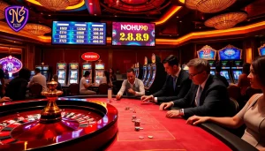 Experience the excitement of NOHU90 with vibrant slot machines and engaging poker action.