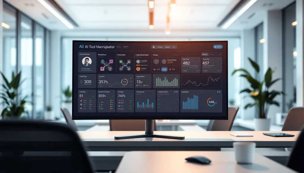 Engage with the Ai Tool Navigator through an advanced digital platform showcasing AI capabilities.