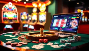 Experience thrilling gameplay at S8 with vibrant casino tables and engaging gambling activities.