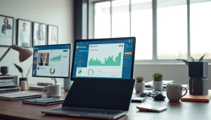 Understanding What is a CRM for WhatsApp through a professional dashboard in a bright office.