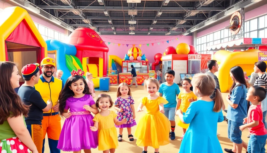 Experience family-friendly entertainment at https://www.tcspecialentertainment4u.com with vibrant scenes of joy and fun.