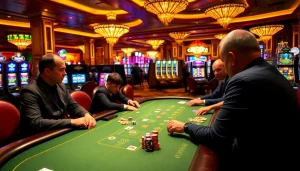 Exciting roulette play at new66 casino with vibrant chips and players immersed in the game.