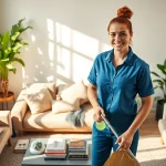 Engage with our professional cleaning service for a pristine and serene home environment.