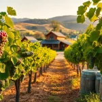 Vibrant vineyards and charming community in Clarksburg, CA, showcasing the area's beauty and winemaking heritage.