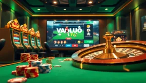 Experience the excitement of gambling with Vaoluoi tv in a luxurious casino environment.