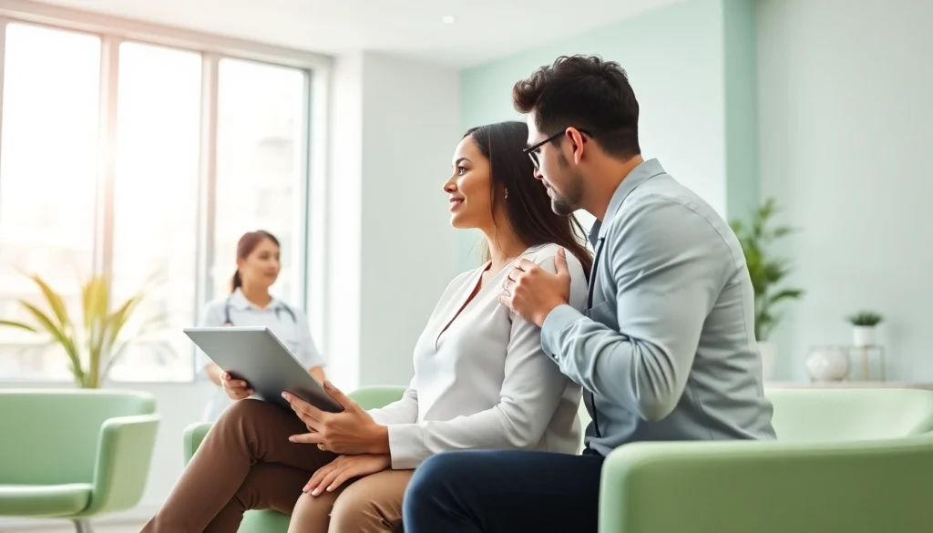 La fecondazione eterologa spiegata da esperti in un ambiente clinico accogliente.