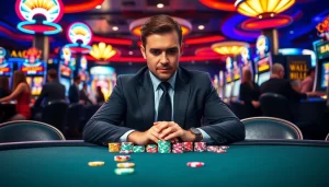 Engaging reddit gaming scene at a casino table with vibrant atmosphere and colorful chips.