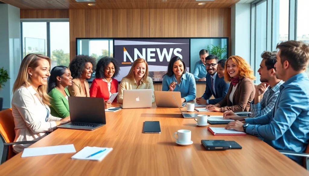 Engaging scene at https://southernmarylandchronicle.com with journalists collaborating on Southern Maryland news.