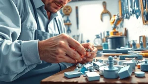 Silberankauf Prozess zeigt Handwerkskunst in einer lichtdurchfluteten Werkstatt