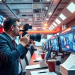 Reporting breaking stories with urgency at https://www.thedailynewsonline.com newsroom, featuring journalists in action.